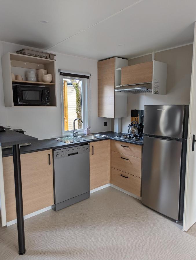 200M De La Plage Bungalow Luxe De 44M2 Menage Et Draps Inclus Camping 5 Etoiles Mayotte Lac Biscarrosse Koyobalys Kültér fotó